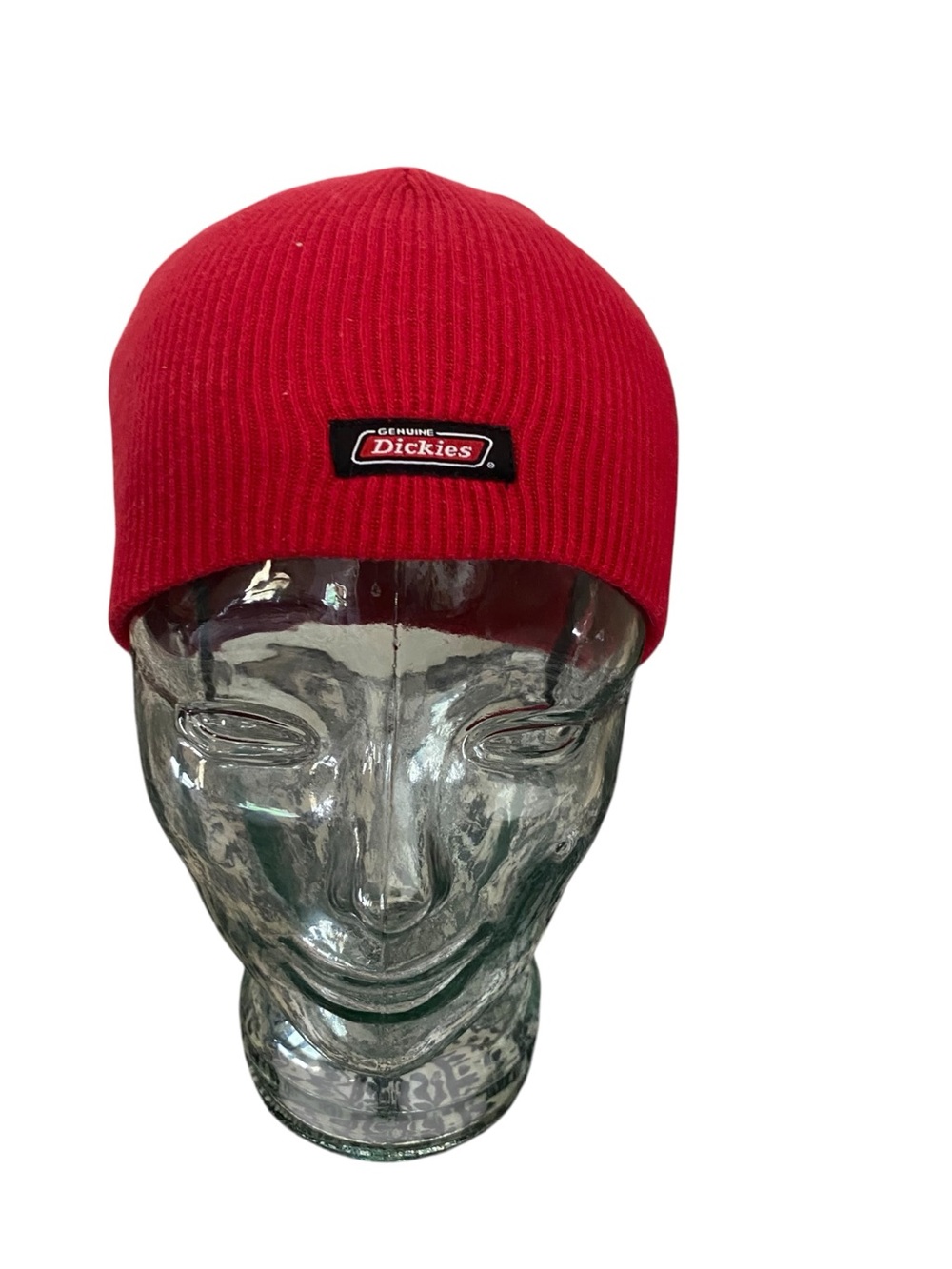 Dickies Red Rib Knit Beanie fisherman beanie  cap dockworker Hat workwear Fall